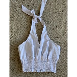 Halter crop top